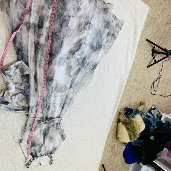 Eliza j beaded neck ball gown prom dress 8 NWT - Picture 5 of 7